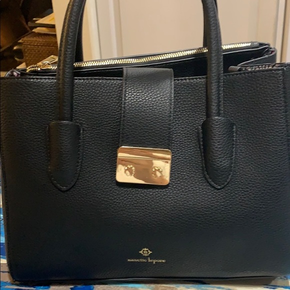 Nanette Lepore Handbags - Nanette Lepore black long/short handled purse